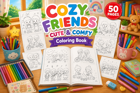 Download Cozy Friends Cute and Comfy - Cozy friends Collection