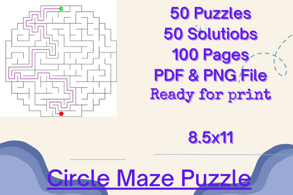 Download Maze Puzzle of Low Content Book - Low content book Collection